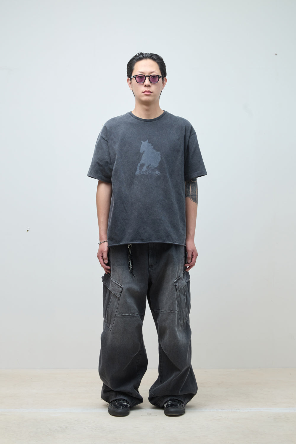Hatchingroom - Horse Tee (Black) product image 8 | TRAB K-Fashion Australia