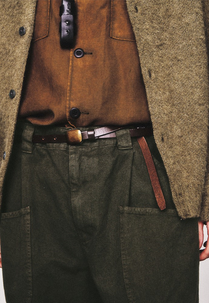 Art if acts - Plain Leather Belt (Espresso) product image 1 | TRAB K-Fashion Australia