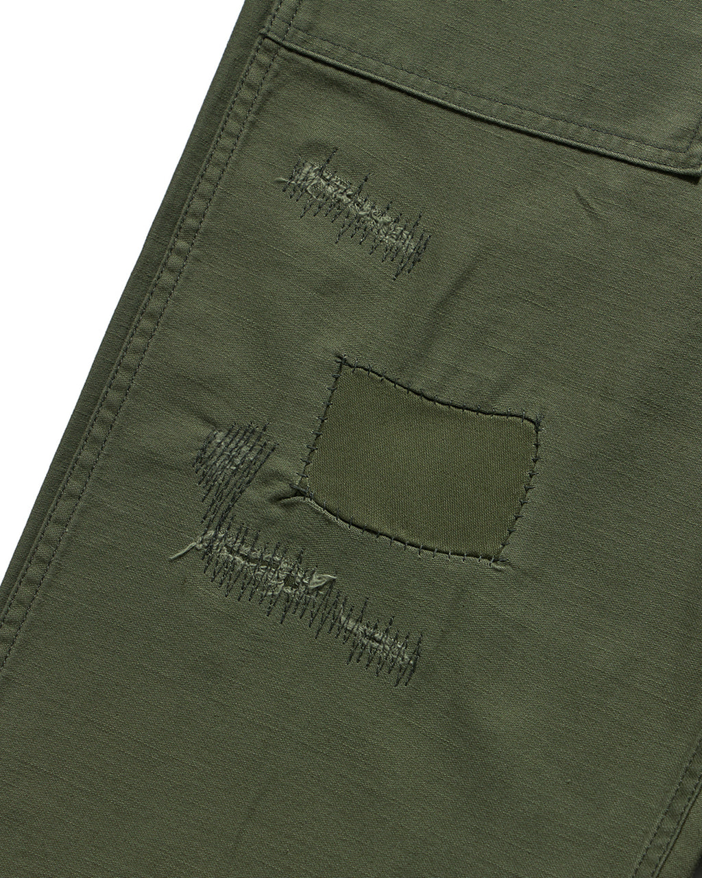 Eastlogue - Damaged Fatigue Pants (Olive Backsatin) product image 9 | TRAB K-Fashion Australia