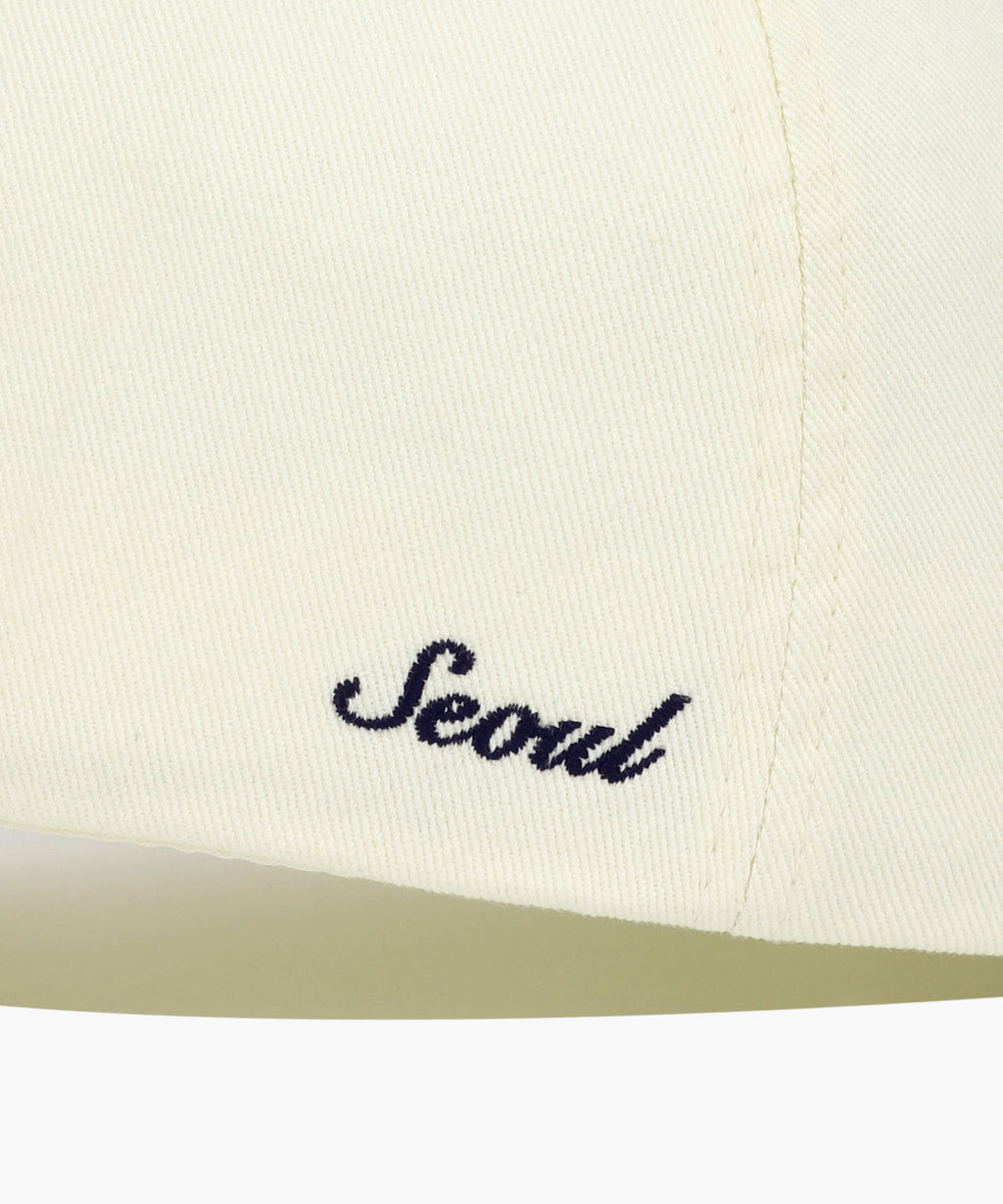 Marithe & Francois Girbaud - Seoul Exclusive Classic Logo Cap (Ivory) product image 4 | TRAB K-Fashion Australia