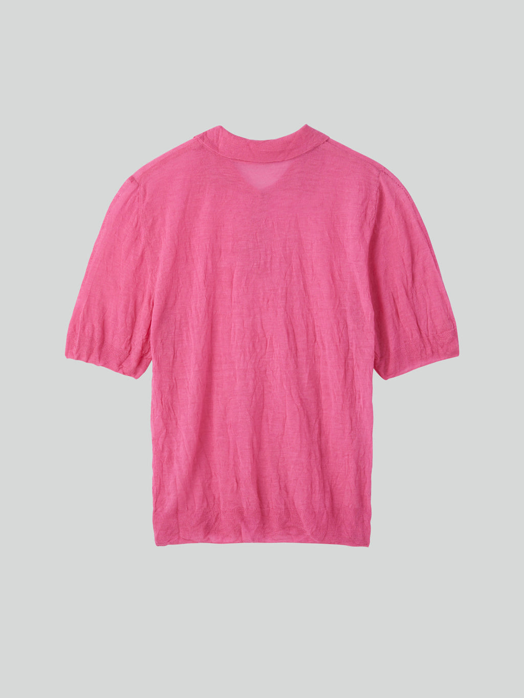 Recto - Crease Polo Knit Top (Pink) product image 5 | TRAB K-Fashion Australia