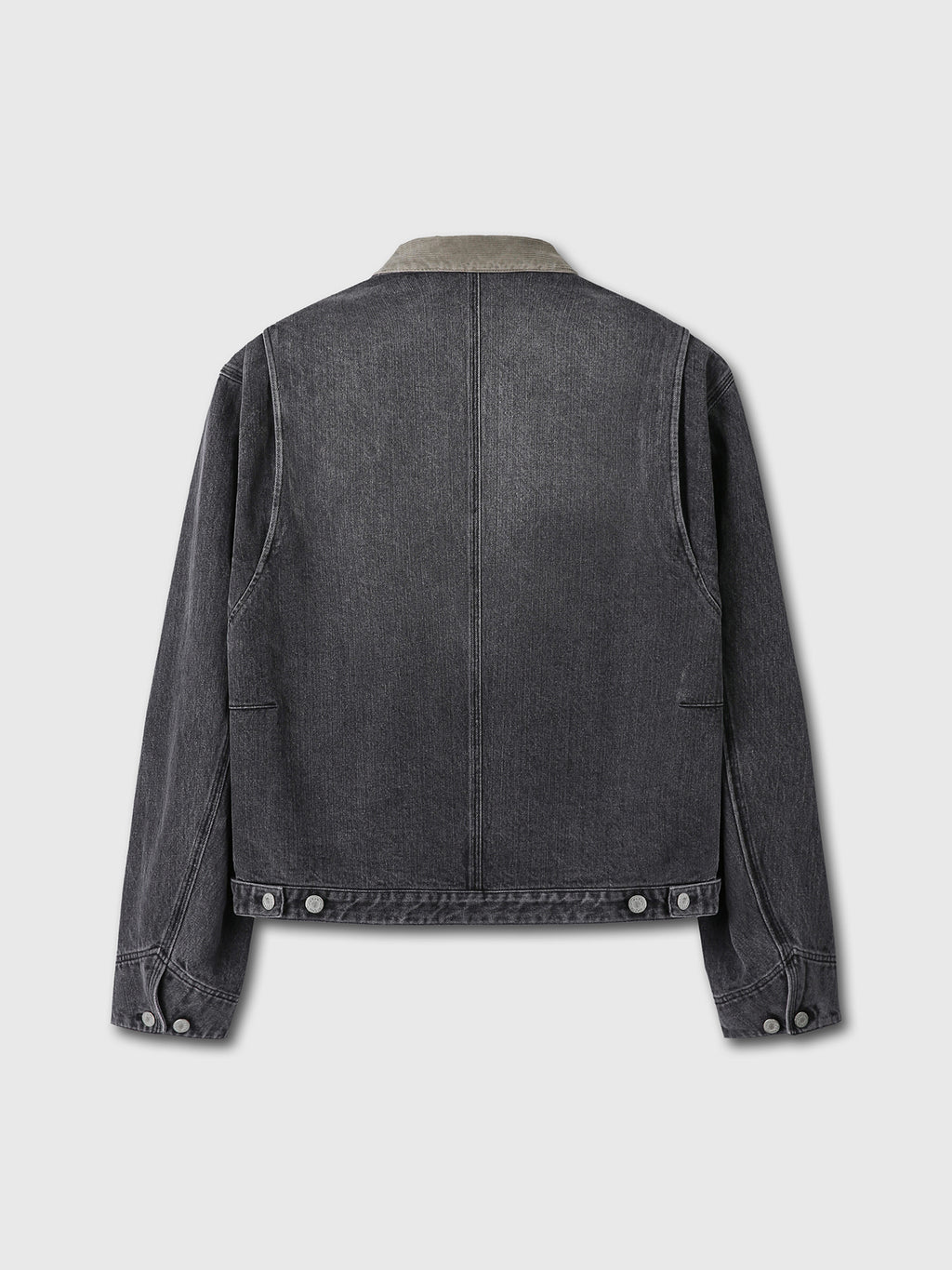 Tonywack - Corduroy Collar Denim Work Jacket (Washed Grey) product image 7 | TRAB K-Fashion Australia
