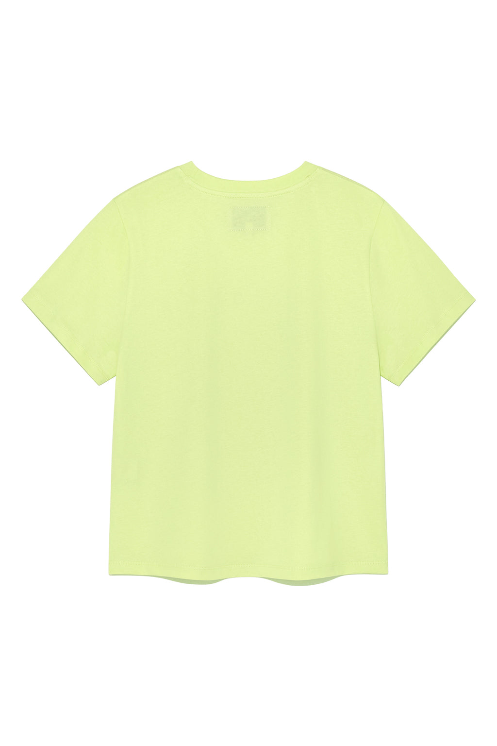 Matin Kim - Sticker Graphic Logo Top (Lime) product image 2 | TRAB K-Fashion Australia
