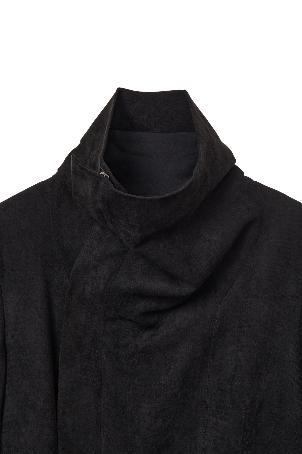 Deinet - Draped Scarf Jacket (Black) product image 3 | TRAB K-Fashion Australia