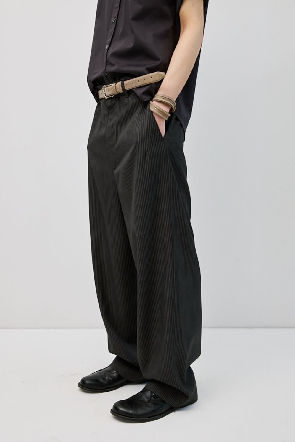 Hatchingroom - Contrast Trousers Stripe (Dark Grey) product image 11 | TRAB K-Fashion Australia