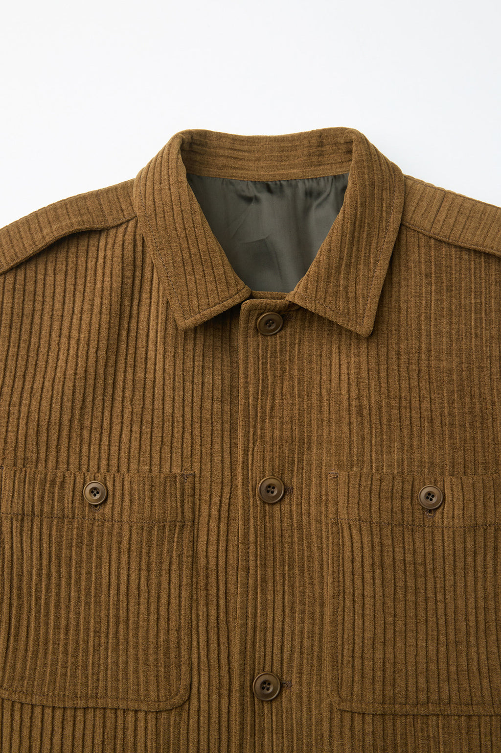 Coor - Ribbed Texture Battle Dress Jacket (Camel) product image 5 | TRAB K-Fashion Australia