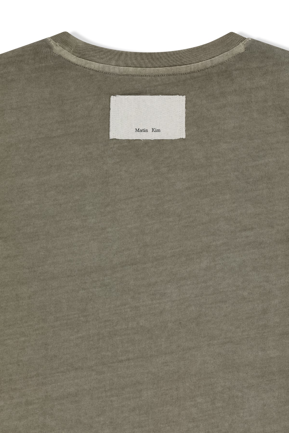 Matin Kim - Washed Logo Full Pintuck Top (Beige) product image 5 | TRAB K-Fashion Australia