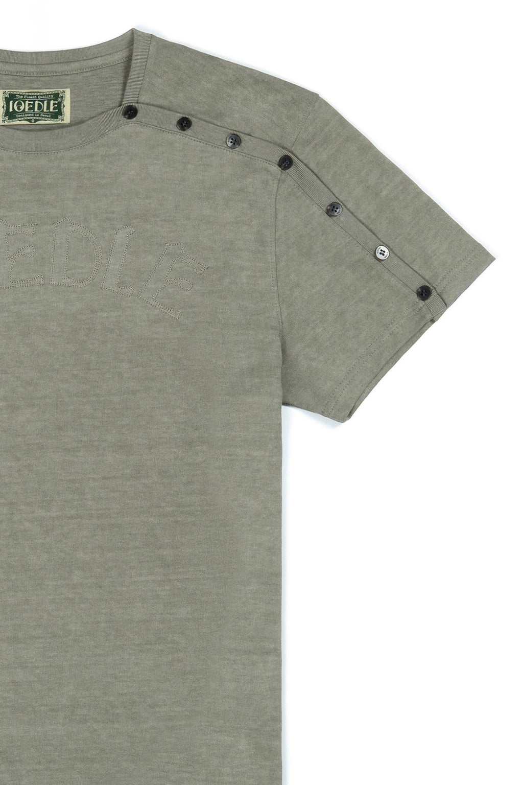 Ioedle - Closed Logo T-Shirt (Olive) product image 6 | TRAB K-Fashion Australia