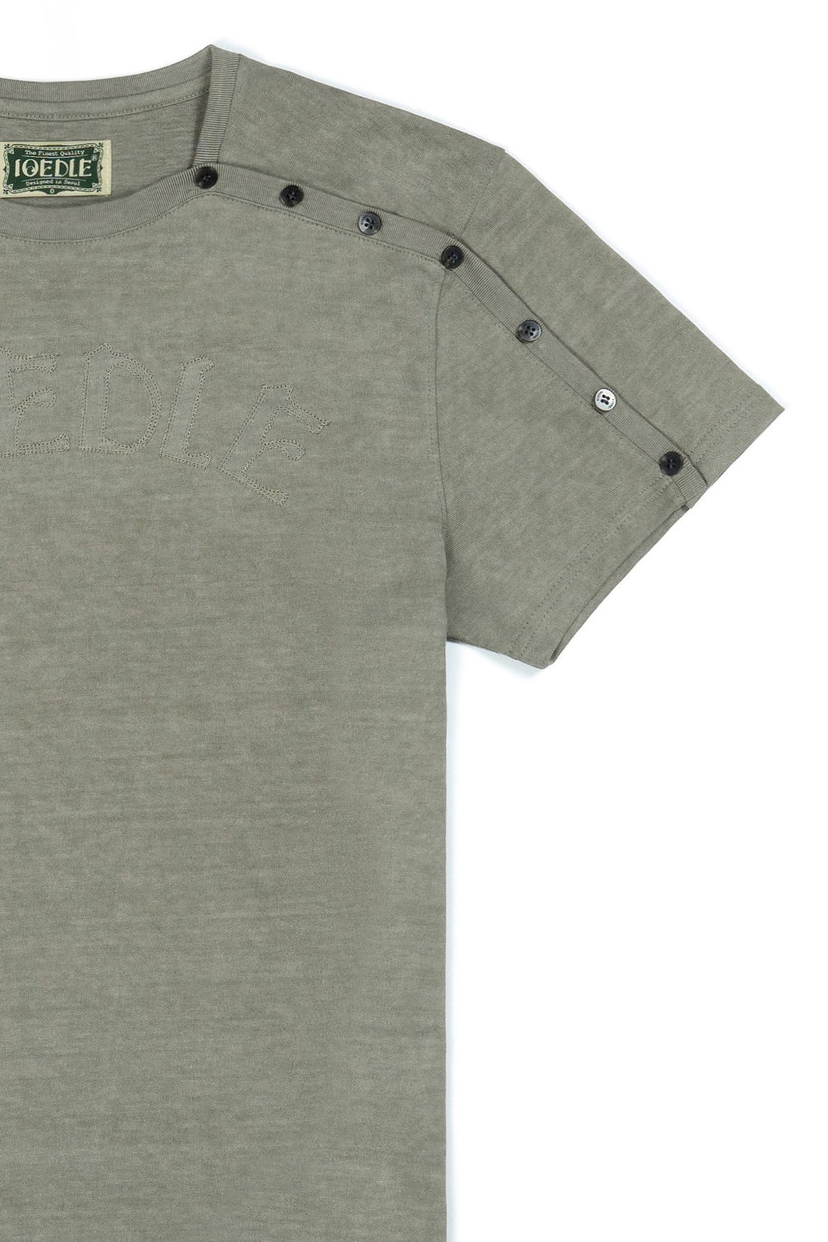 Ioedle - Closed Logo T-Shirt (Olive) product image 6 | TRAB K-Fashion Australia