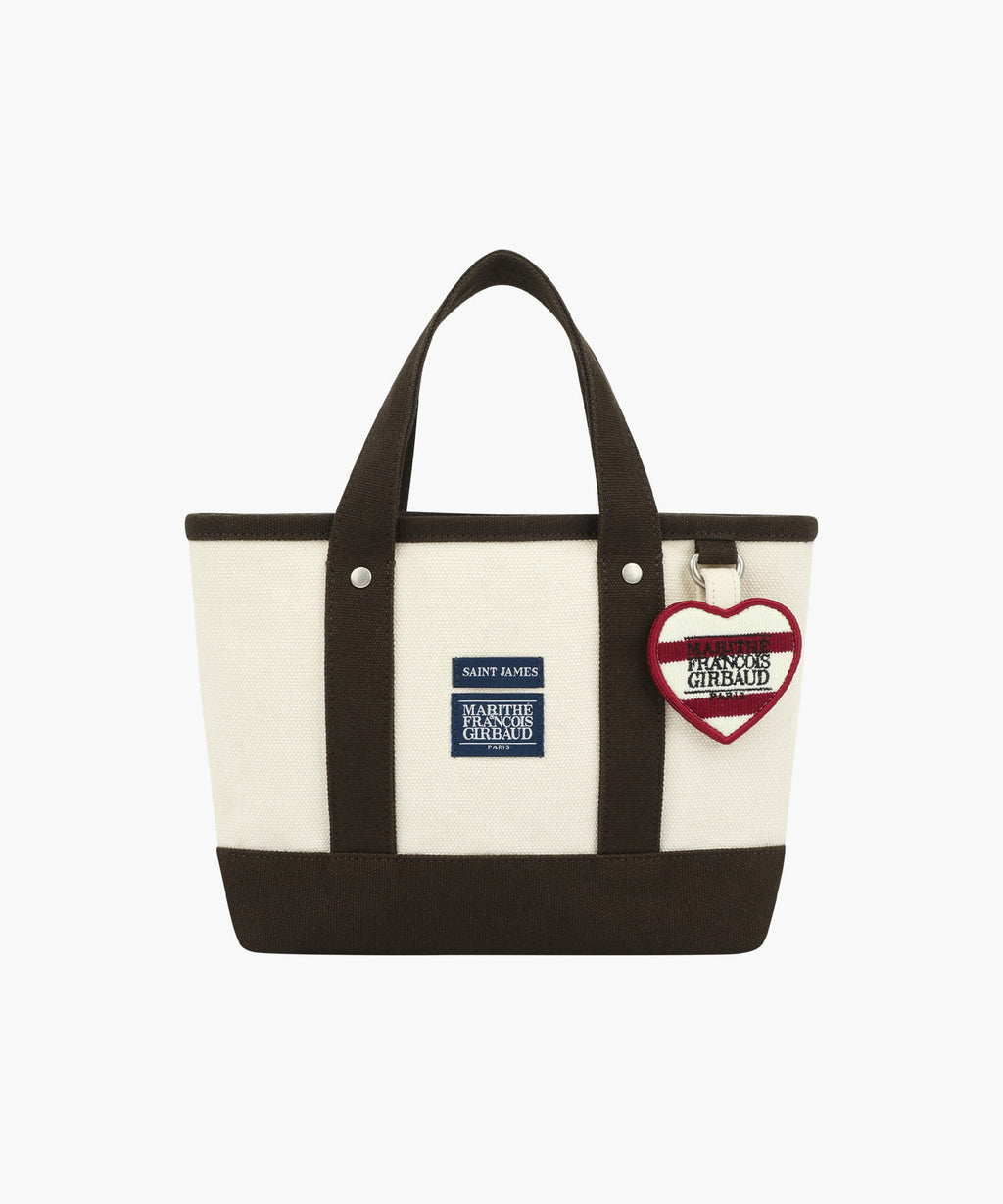Marithe & Francois Girbaud - Marithe X Saint James Tote Bag (Ivory) product image 1 | TRAB K-Fashion Australia