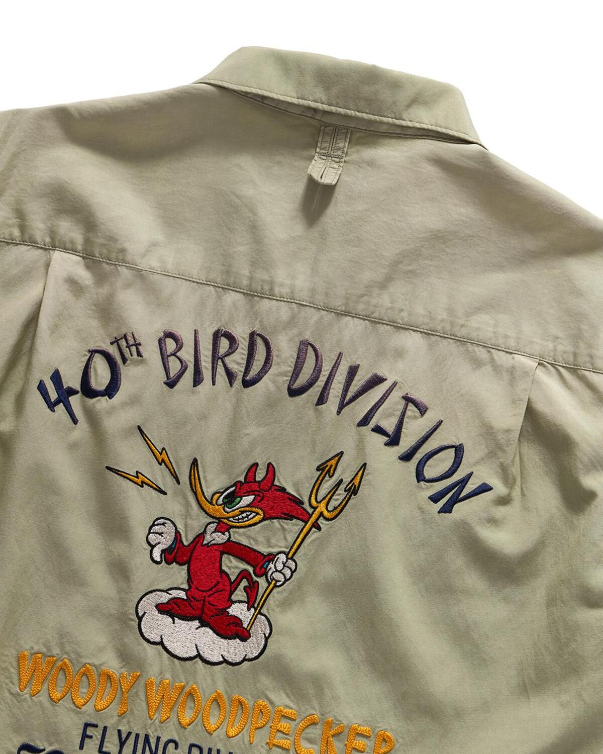 Eastlogue - Embroidered Bowling Half Shirts (Cream) product image 4 | TRAB K-Fashion Australia