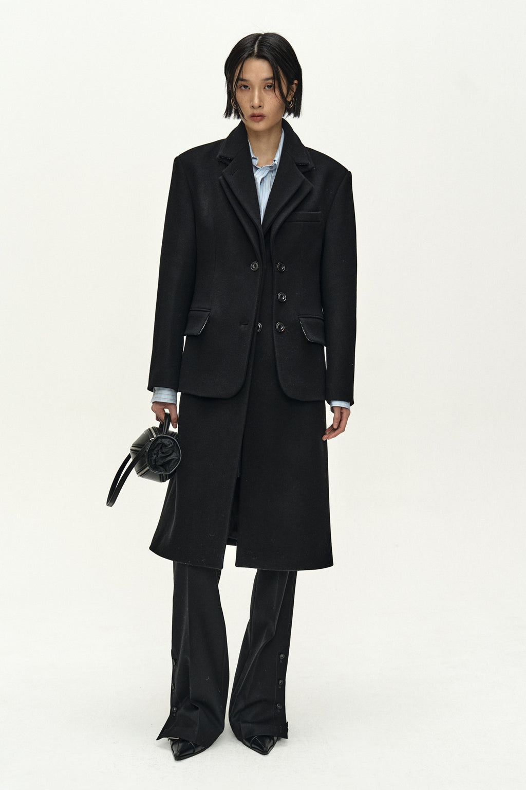Andersson Bell - Blazer Layered 26 Coat (Black) product image 2 | TRAB K-Fashion Australia