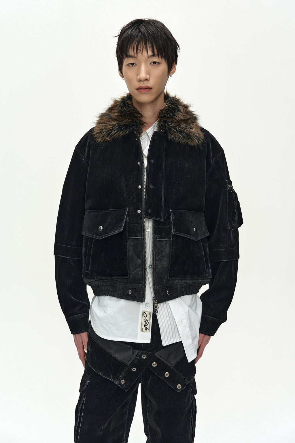 Andersson Bell - New Mikoos Bomber Jacket (black) (Black) product image 3 | TRAB K-Fashion Australia