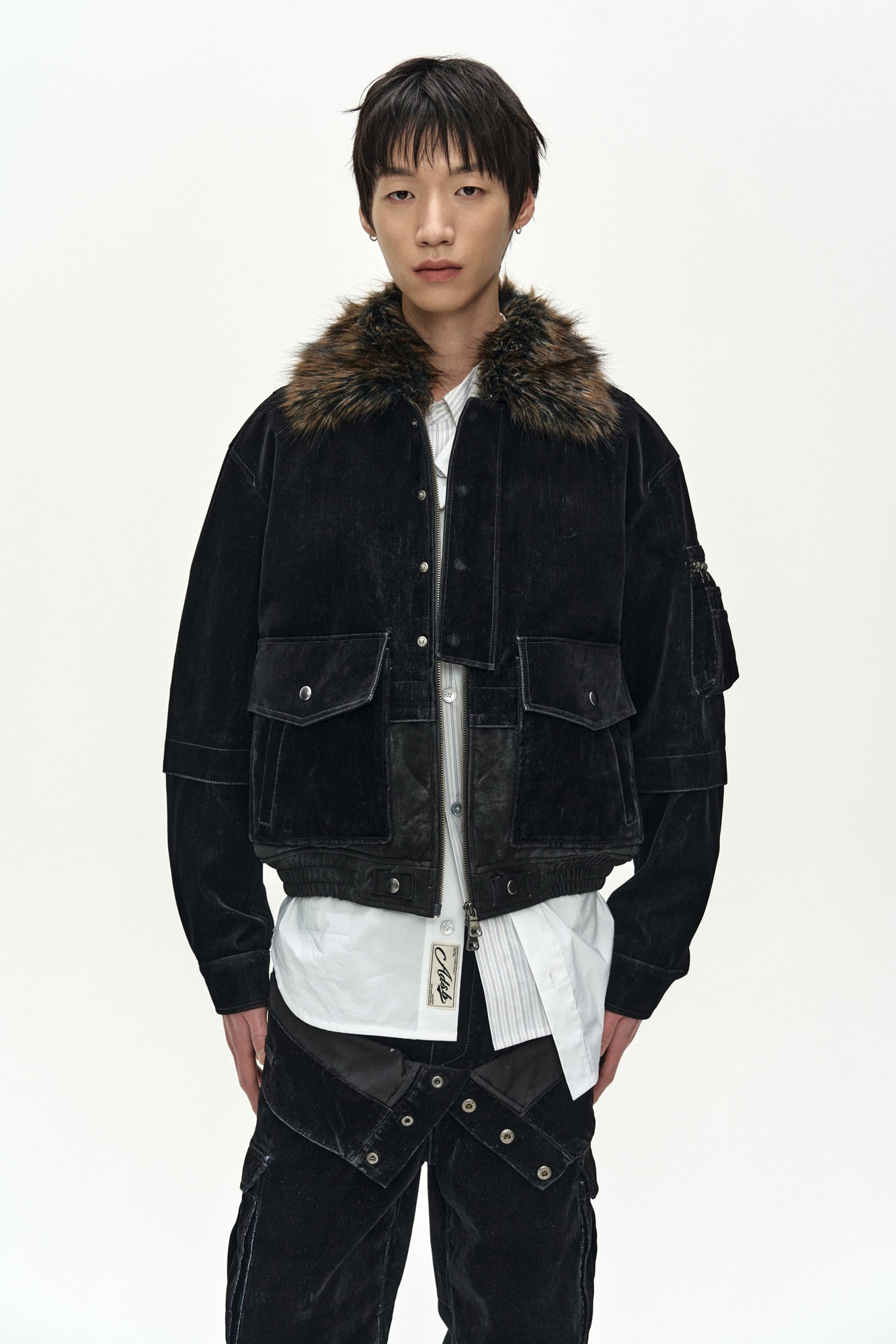 Andersson Bell - New Mikoos Bomber Jacket (black) (Black) product image 3 | TRAB K-Fashion Australia