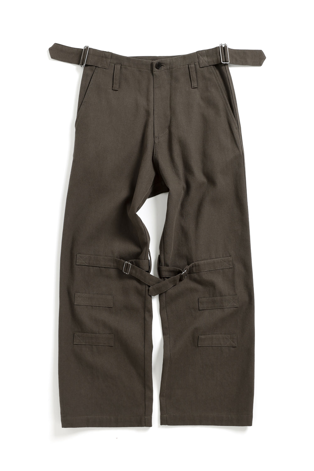 Hatchingroom - Bondage Pants Mud (Khaki) product image 1 | TRAB K-Fashion Australia