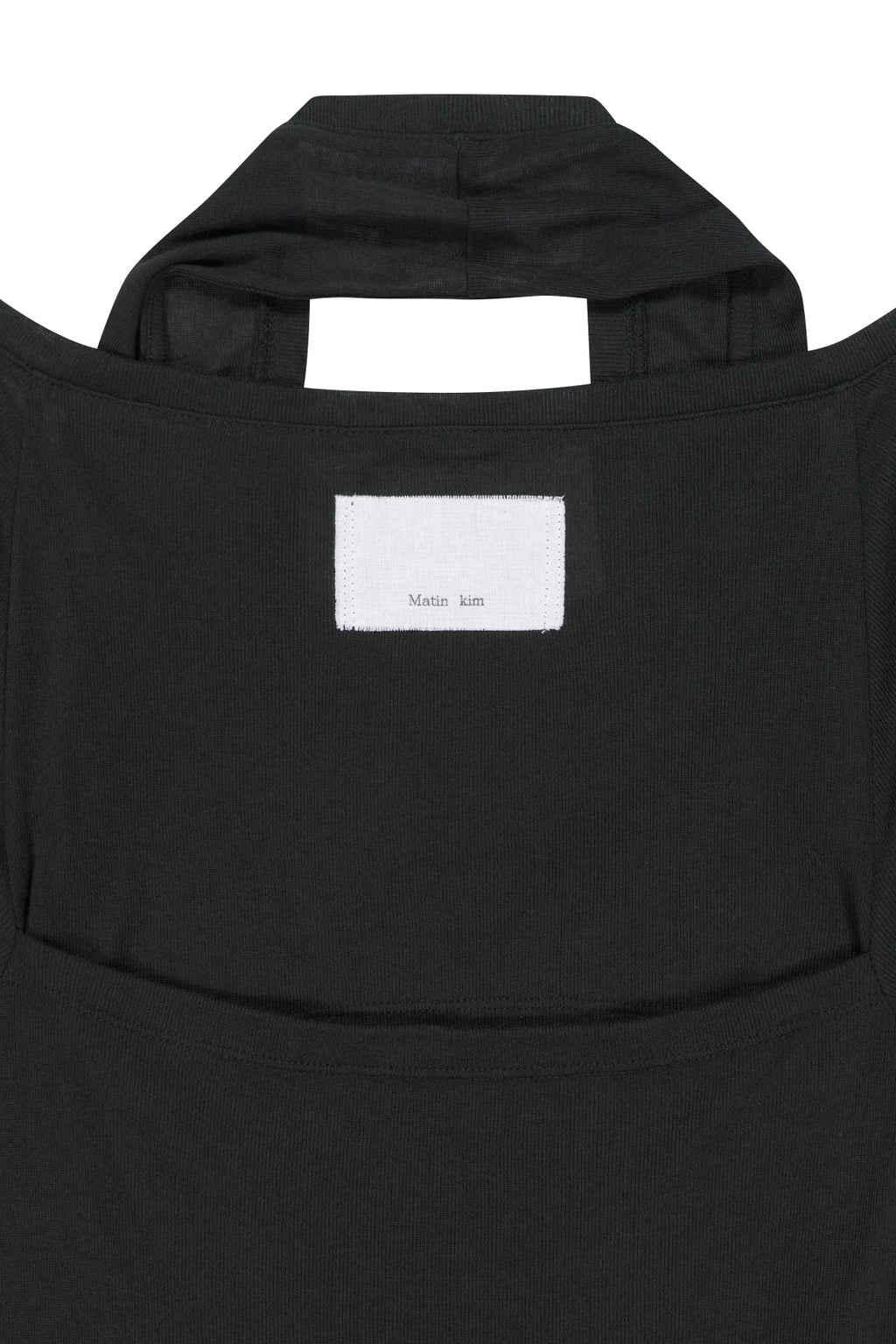 Matin Kim - Two Way Layered Jersey Dress (Black) product image 4 | TRAB K-Fashion Australia