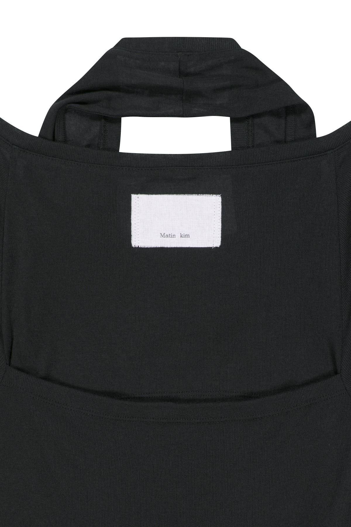 Matin Kim - Two Way Layered Jersey Dress (Black) product image 4 | TRAB K-Fashion Australia