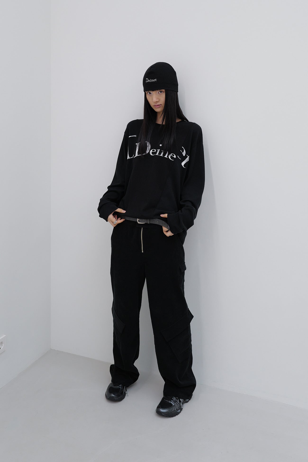 Deinet - Deinet Corduroy Utility Cargo Pants (Black) product image 5 | TRAB K-Fashion Australia