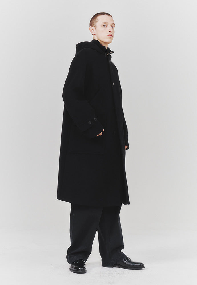 Art if acts - Hooded Coat (Black) product image 4 | TRAB K-Fashion Australia