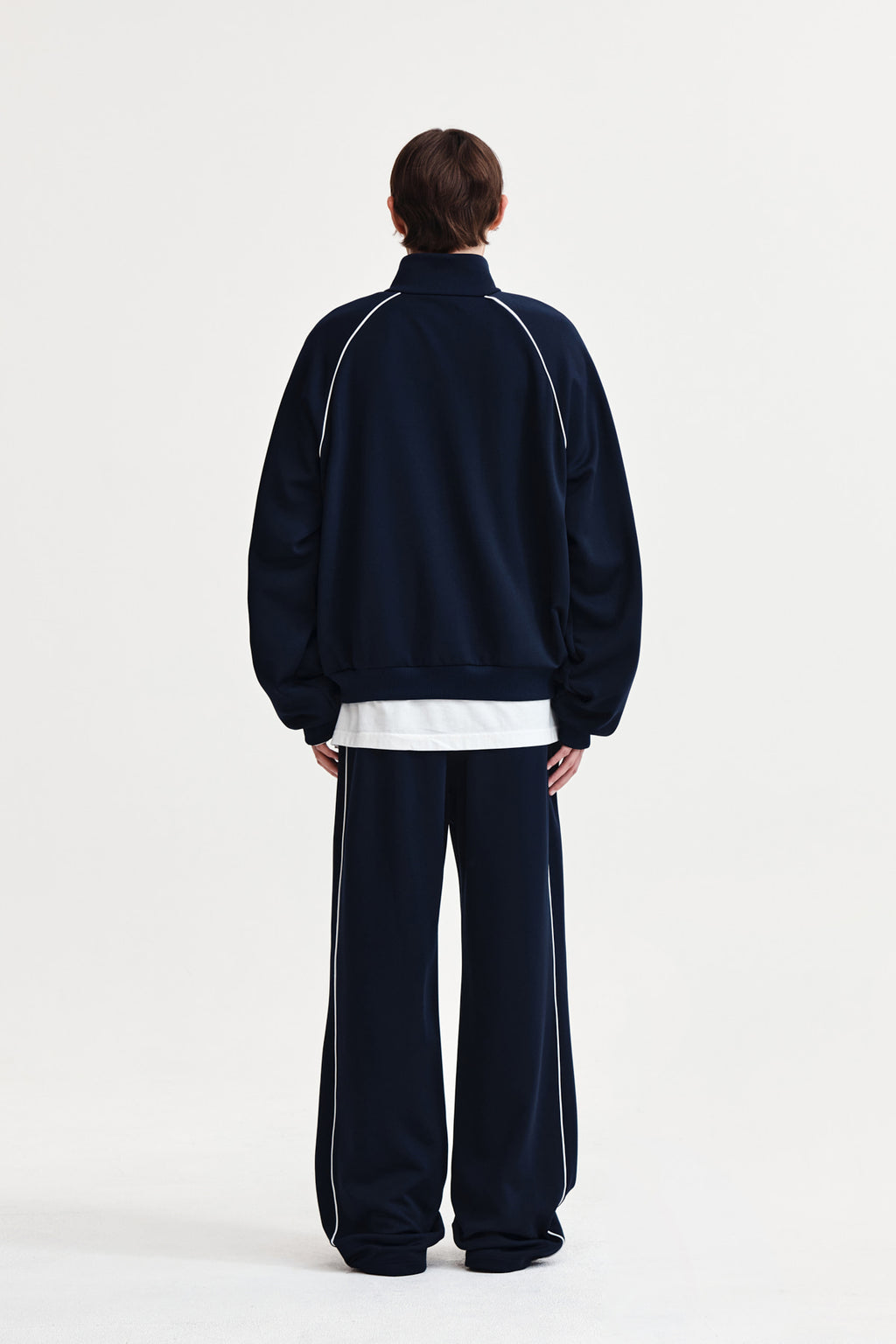 Matin Kim - Heart Logo Track Pants (Navy) product image 12 | TRAB K-Fashion Australia