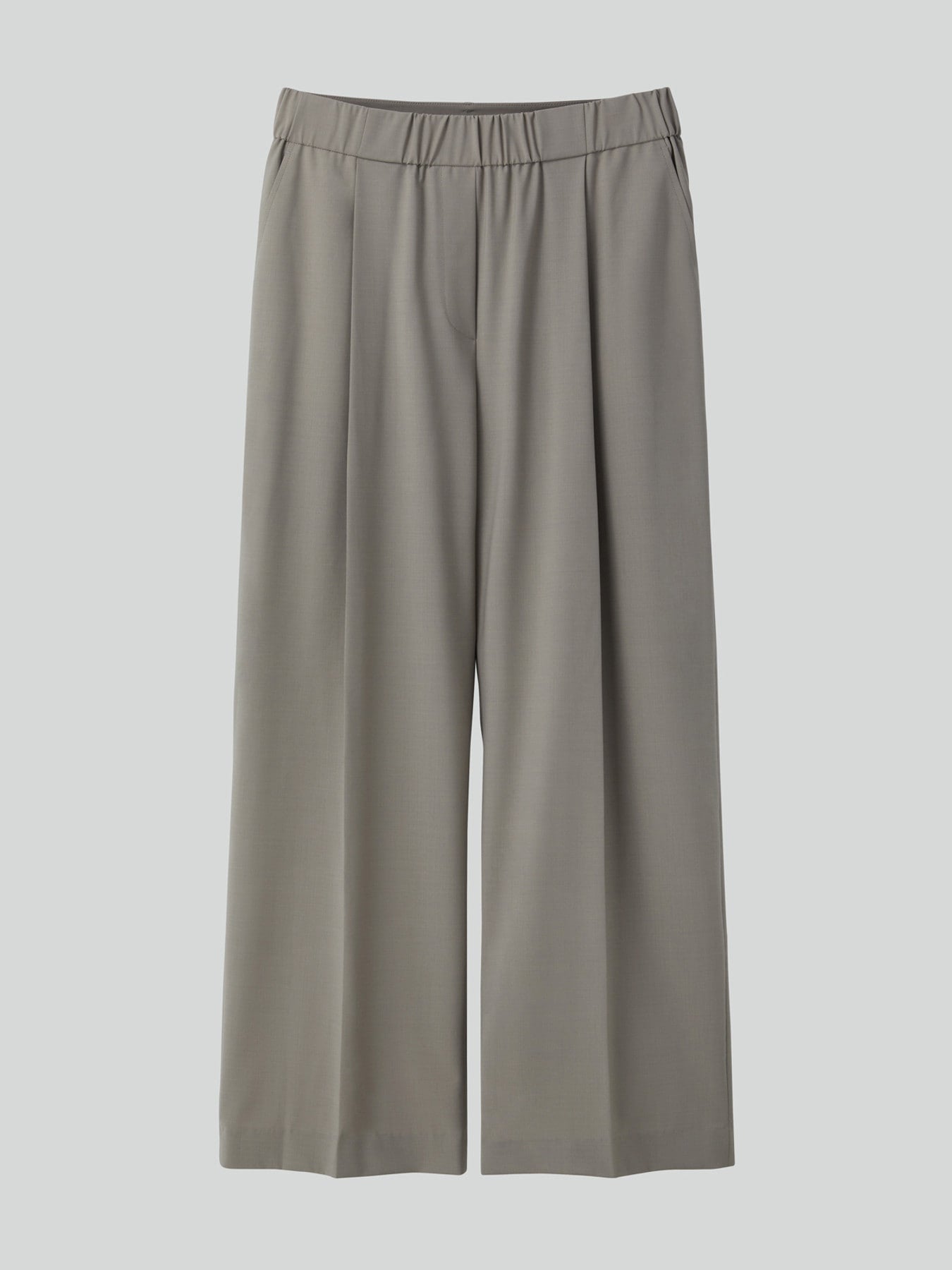 Recto - Banding Waist Wide Pants (Taupe Grey) product image 4 | TRAB K-Fashion Australia