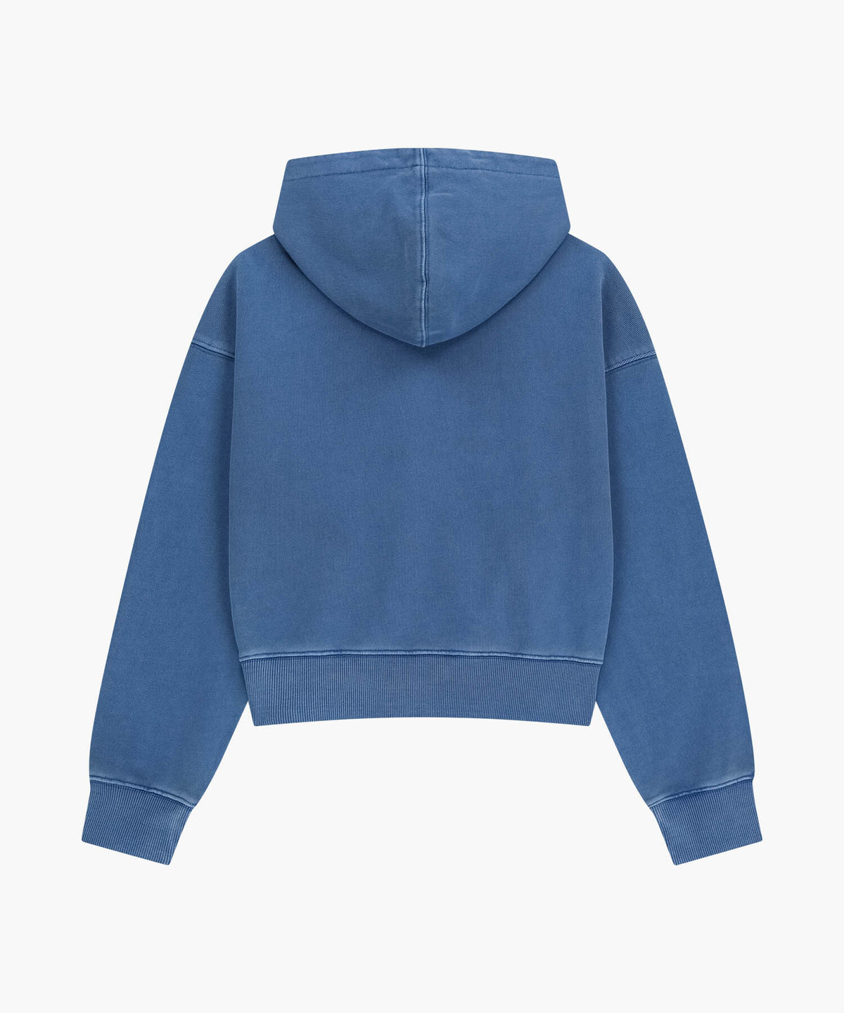 Marithe & Francois Girbaud - Shadow Classic Logo Dyeing Crop Hoodie (Blue) product image 6 | TRAB K-Fashion Australia