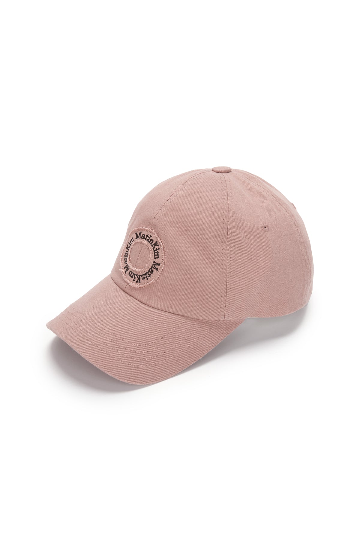 Matin Kim - Applique Circle Logo Ball Cap (Pink) product image 5 | TRAB K-Fashion Australia
