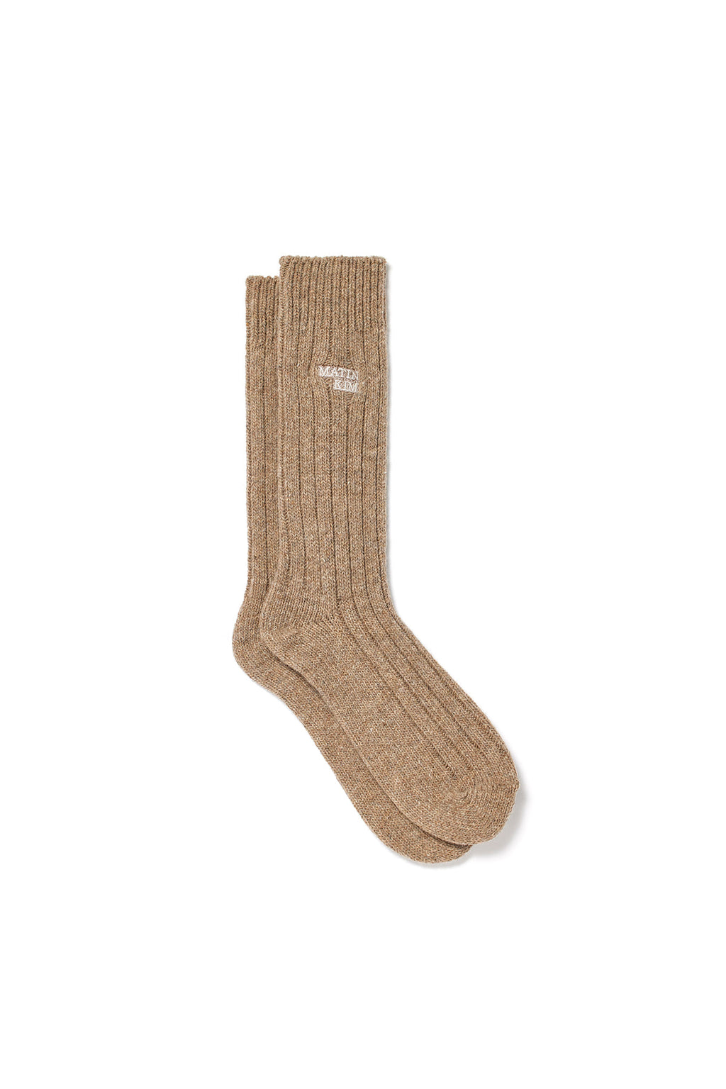 Matin Kim - Wool Blend Crew Socks (Beige) product image 2 | TRAB K-Fashion Australia