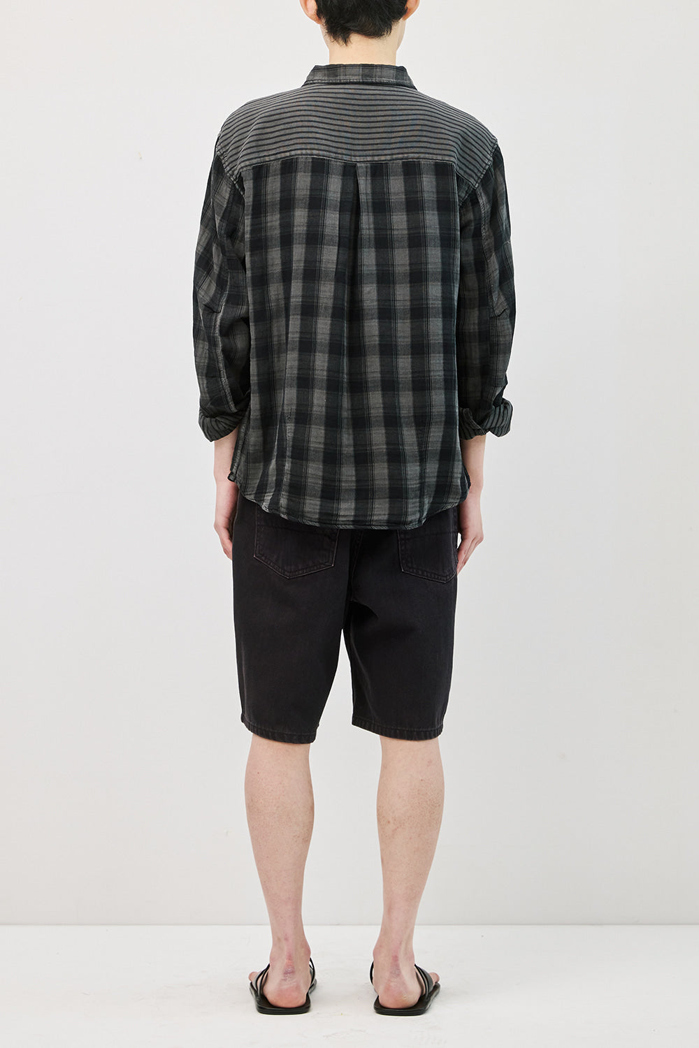 Hatchingroom - Bleached Shorts (Dark Navy) product image 12 | TRAB K-Fashion Australia