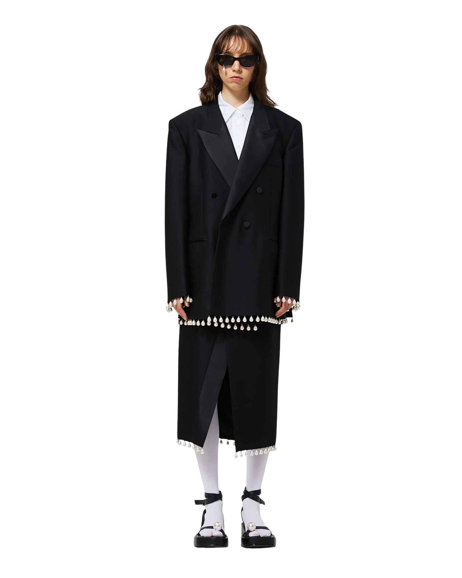 Kimhe Kim - Pearl Embellished Tuxedo (Black) product image 4 | TRAB K-Fashion Australia
