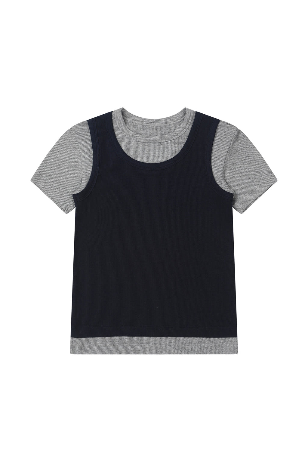Deinet - D-Contrast T-Shirt (Navy) product image 11 | TRAB K-Fashion Australia