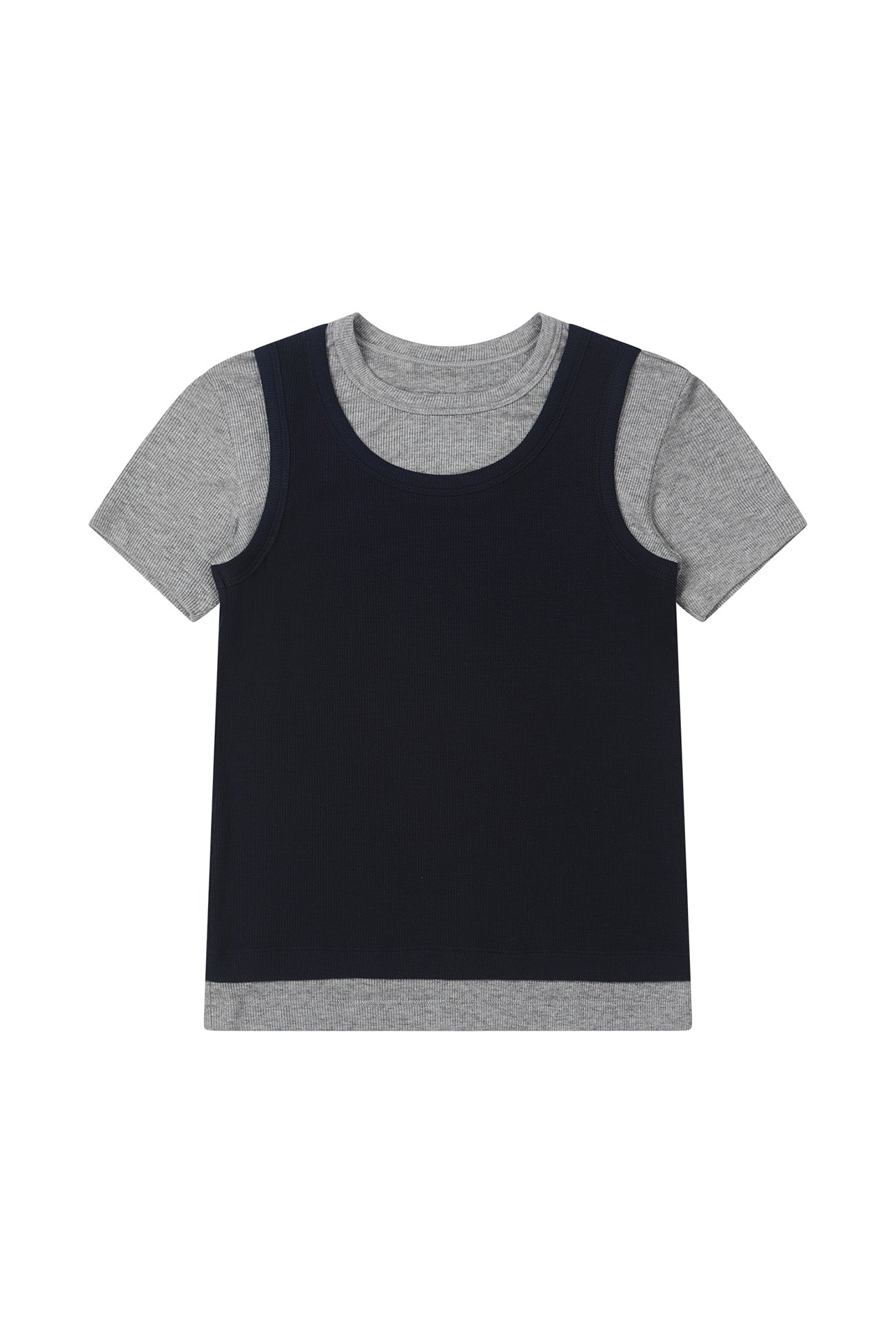 Deinet - D-Contrast T-Shirt (Navy) product image 11 | TRAB K-Fashion Australia