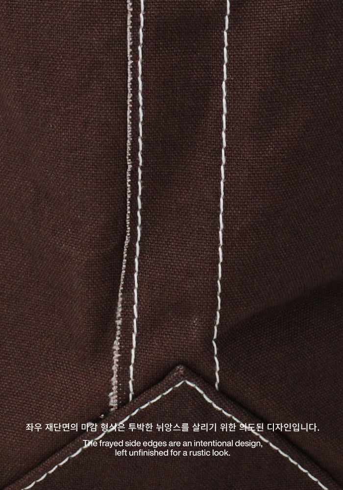 Collect Pieces - [tefstores] Enough And Tools Sv Tote Bag Large (Brown) product image 5 | TRAB K-Fashion Australia