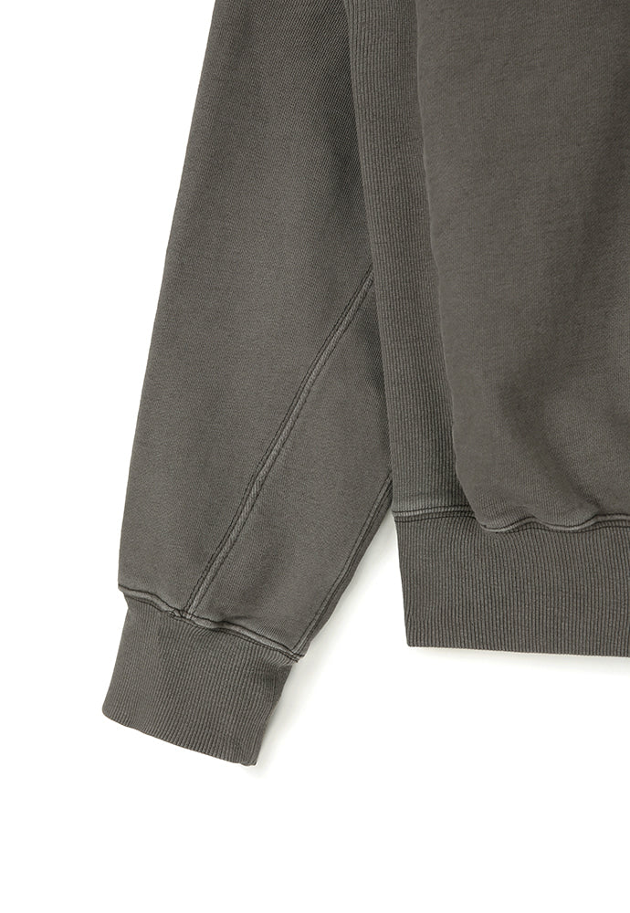 Art if acts - Garment Dyed Half Zipup Sweat (Mud Brown) product image 12 | TRAB K-Fashion Australia