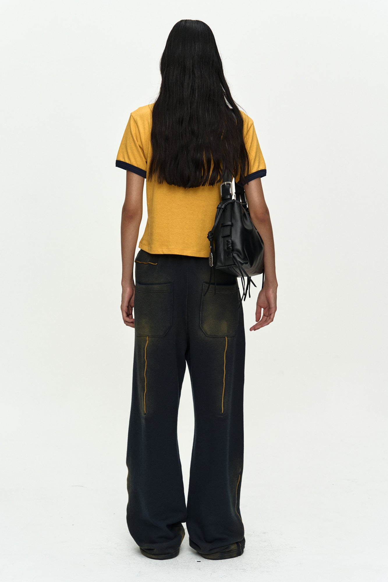 Andersson Bell - (essential) Adsb Flocking Baby Ringer T-Shirt (Essential) product image 4 | TRAB K-Fashion Australia