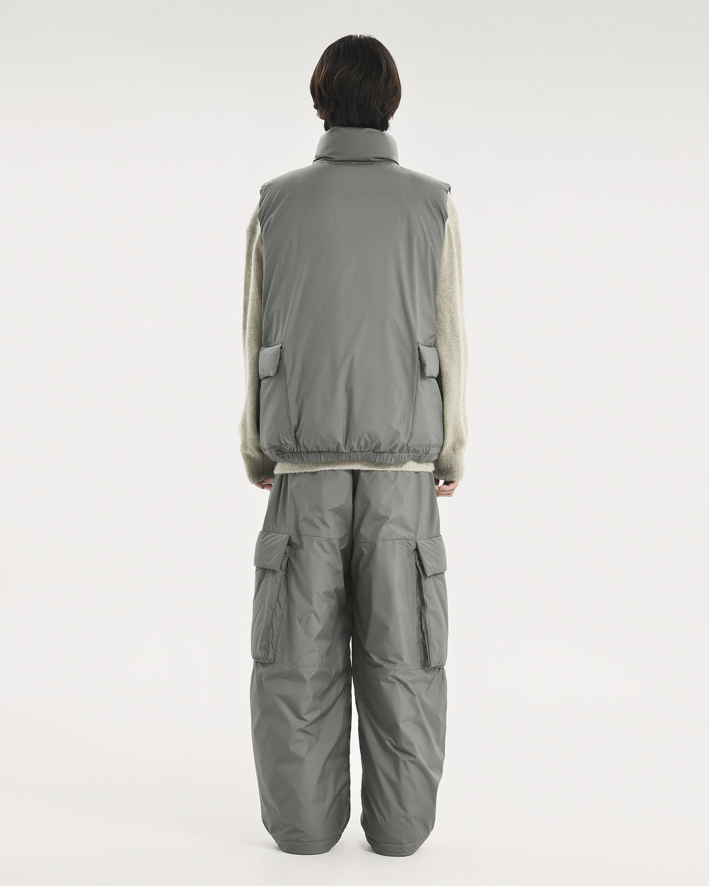 Brownyard - Travel Goose Down Vest (Olive Grey) product image 2 | TRAB K-Fashion Australia