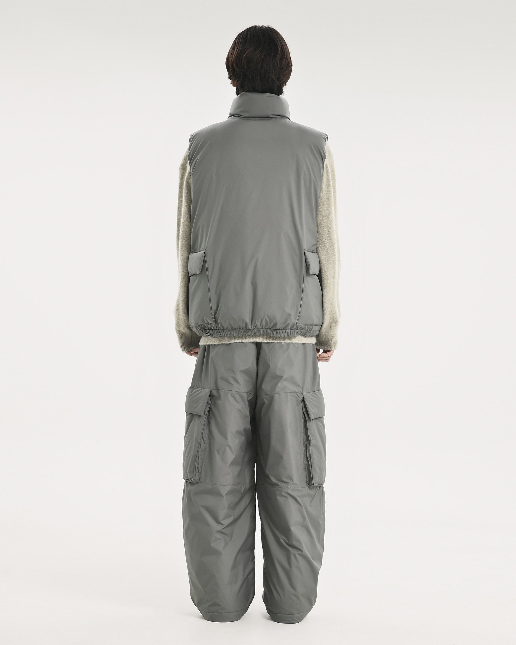 Brownyard - Travel Goose Down Vest (Olive Grey) product image 2 | TRAB K-Fashion Australia