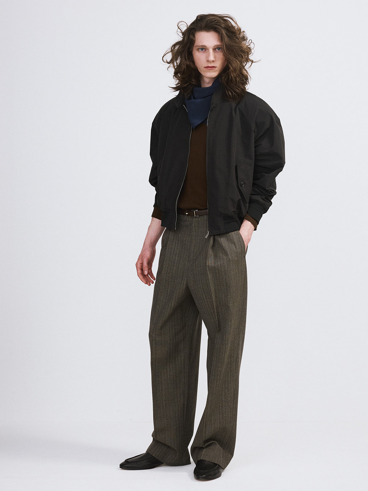 Recto - Crop Harrington Jumper (Black) product image 2 | TRAB K-Fashion Australia