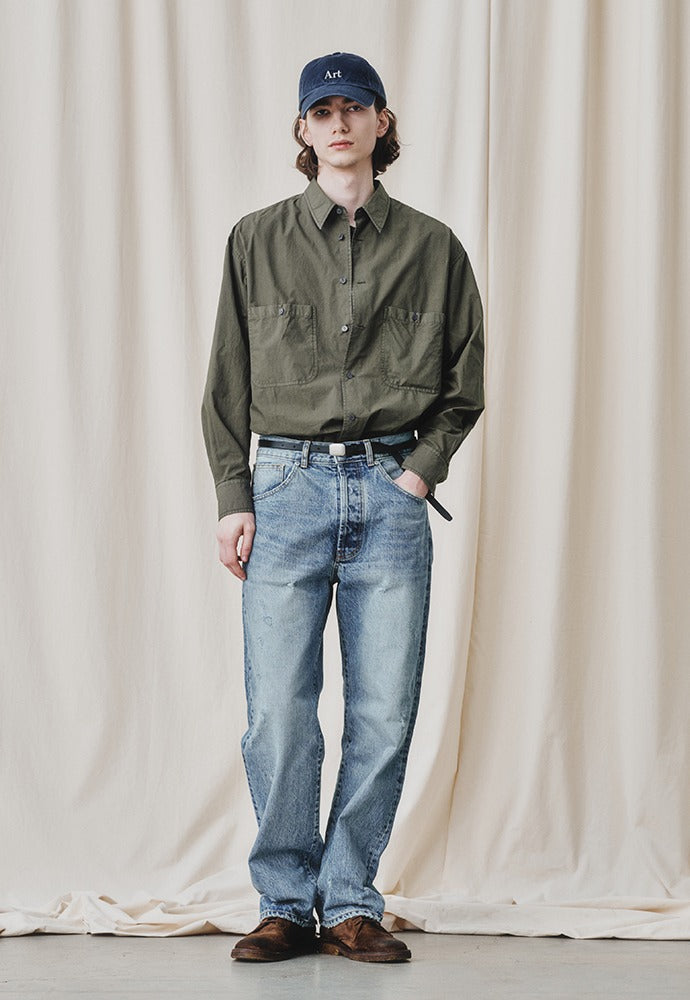 Art if acts - Two Pocket Shirt (Olive) product image 1 | TRAB K-Fashion Australia