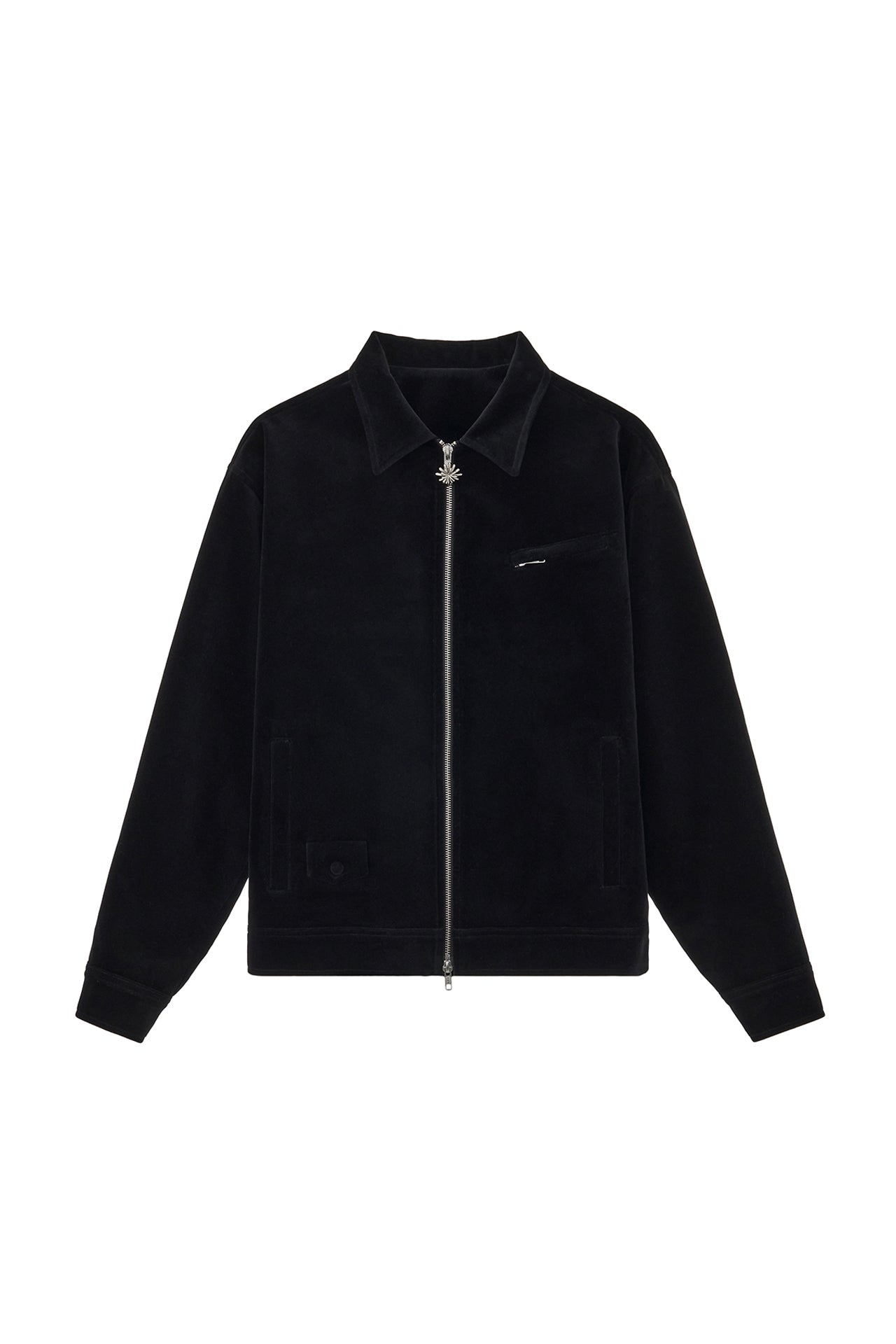 Stu - Velvet Zip Up Jacket Black (With Stamen (Brooch)) product image 17 | TRAB K-Fashion Australia