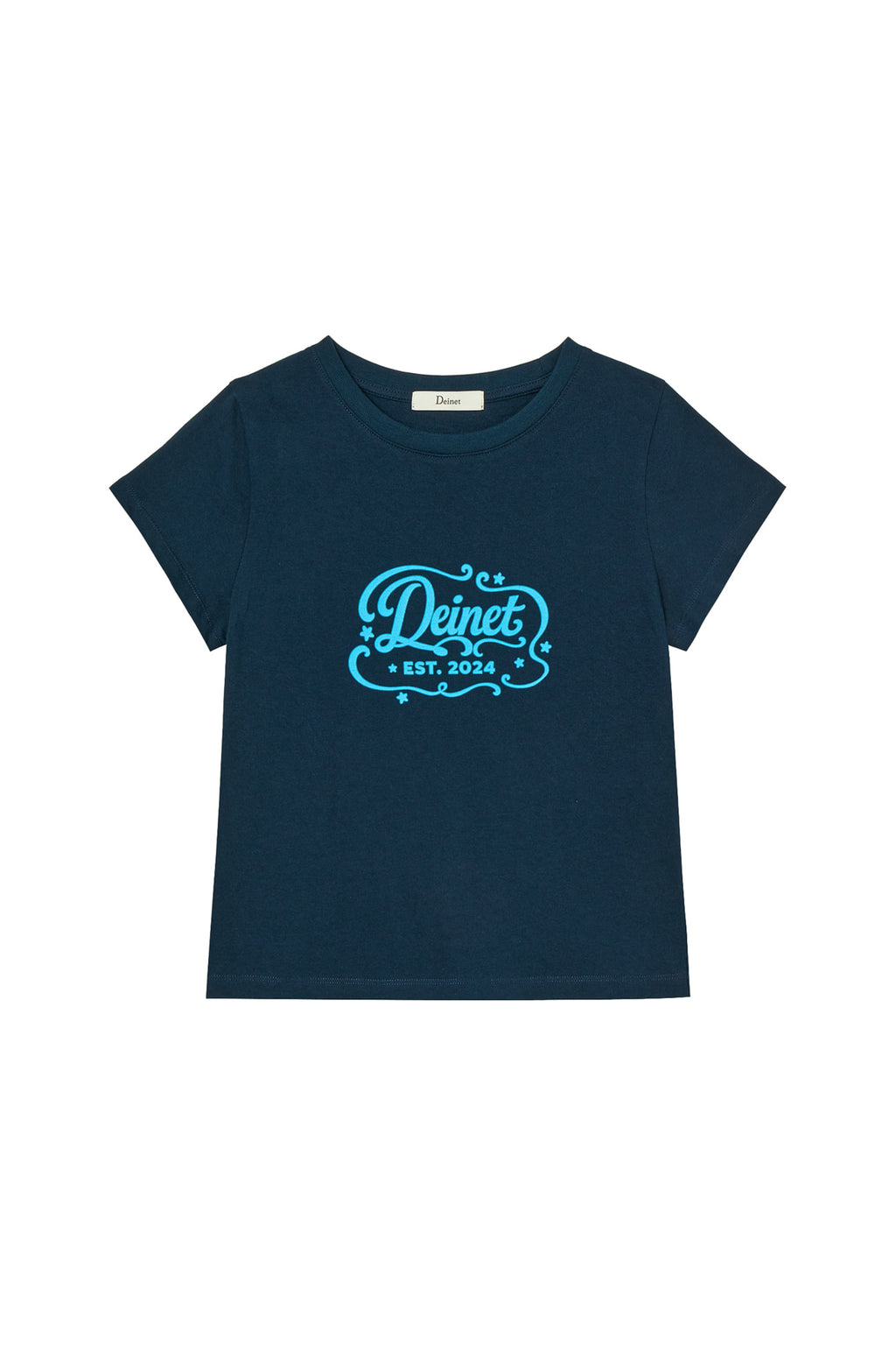 Deinet - Pop Color T-Shirt (Navy) product image 1 | TRAB K-Fashion Australia
