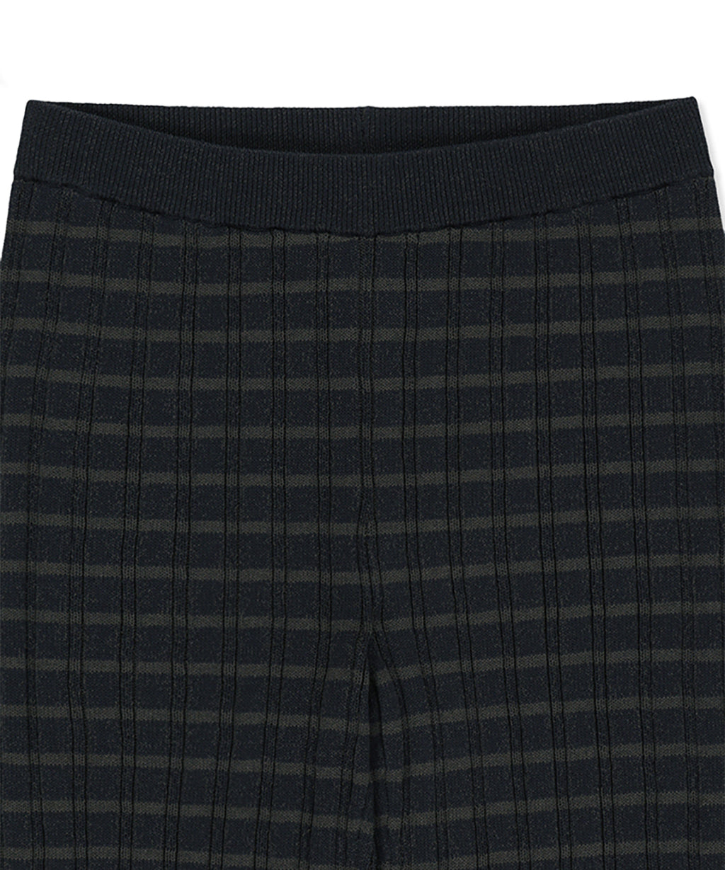 Matin Kim - Stripe Knit Shorts (Navy) product image 3 | TRAB K-Fashion Australia