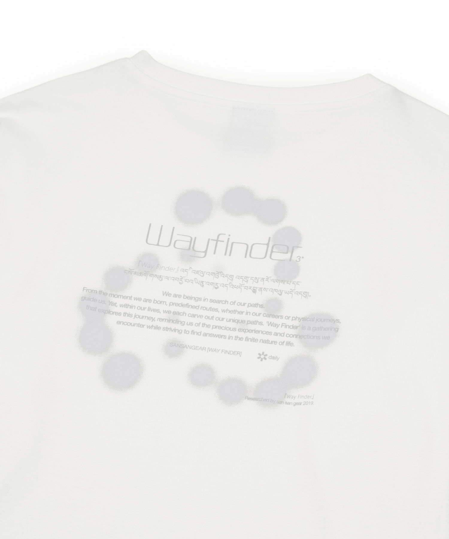 San San Gear - Logo Long Sleeves (White) product image 7 | TRAB K-Fashion Australia