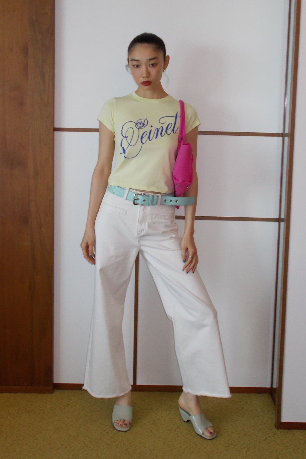 Deinet - Wide Denim Pants (White) product image 10 | TRAB K-Fashion Australia