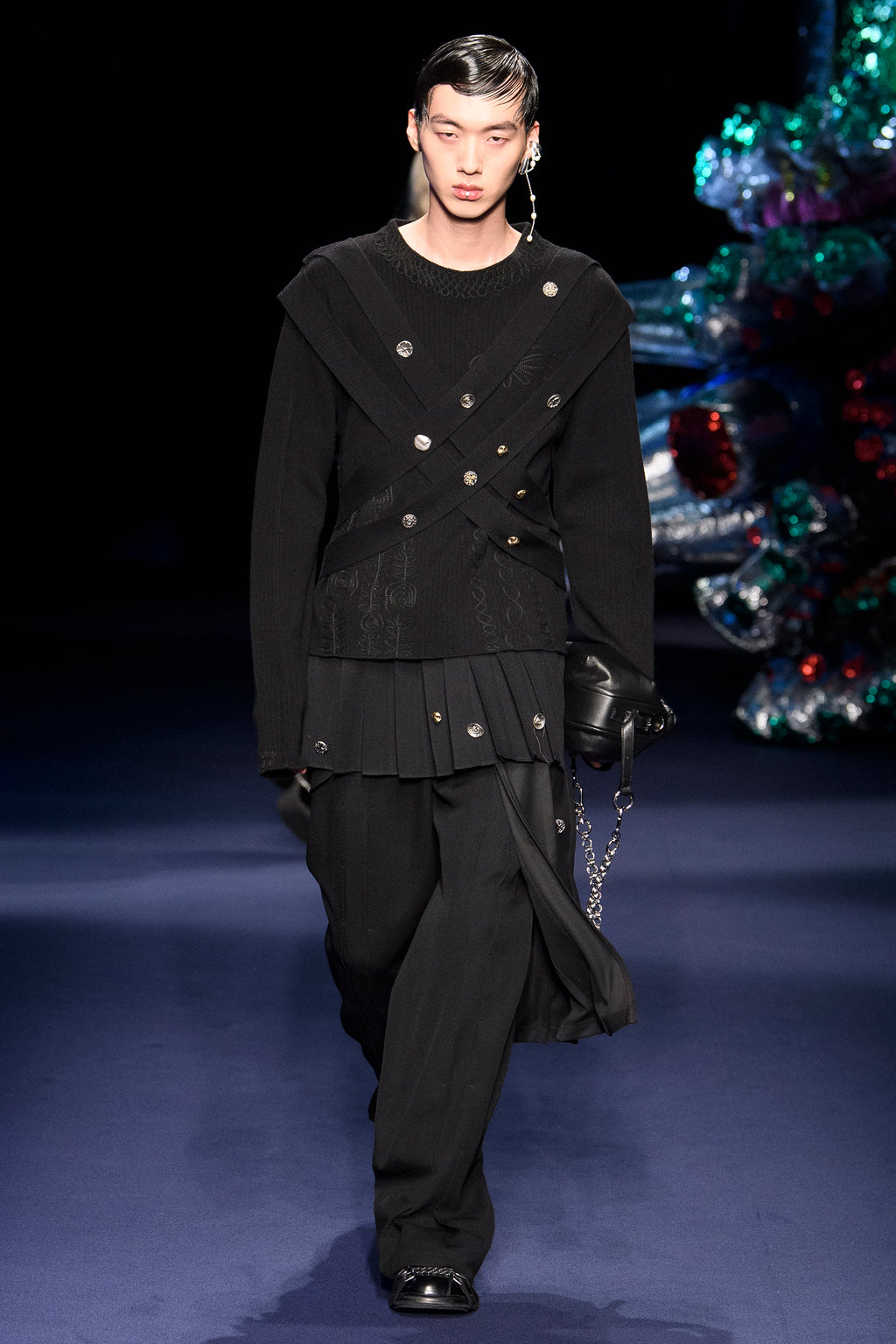 Andersson Bell - Harness Crew-Neck Sweater (Black) product image 5 | TRAB K-Fashion Australia