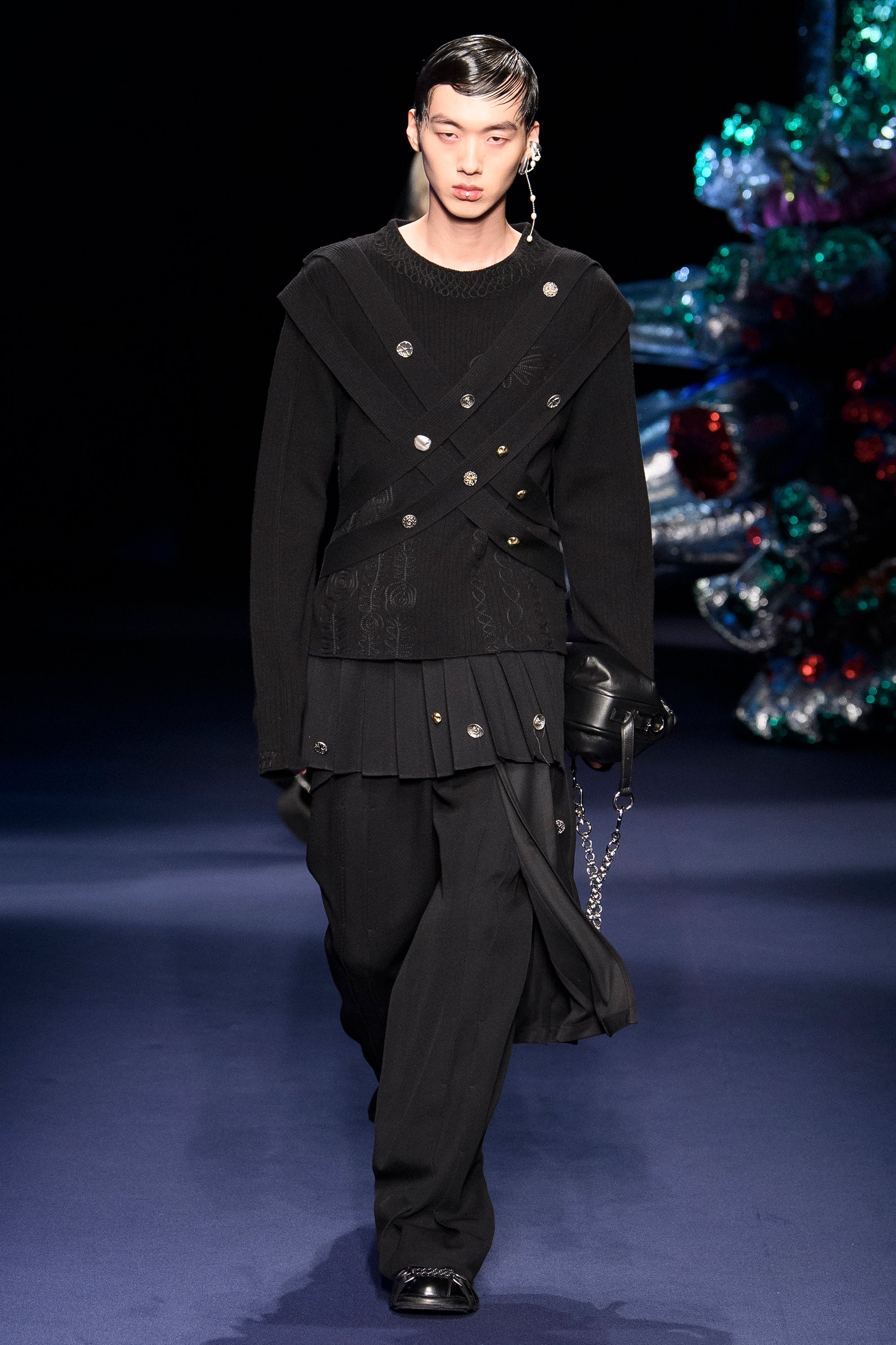 Andersson Bell - Harness Crew-Neck Sweater (Black) product image 5 | TRAB K-Fashion Australia