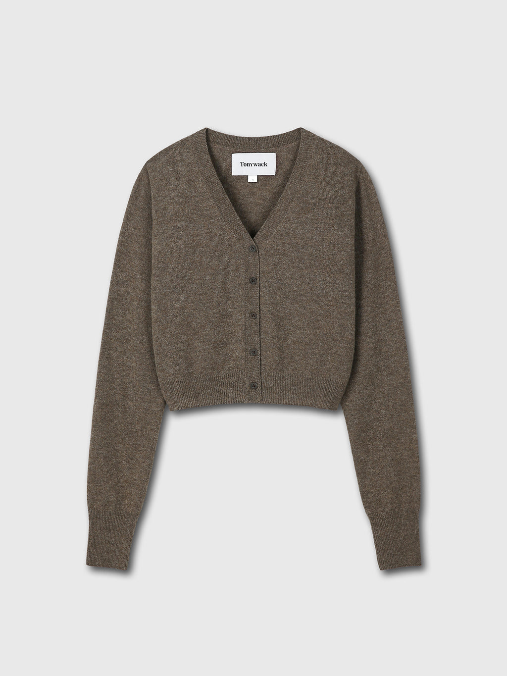 Tonywack - Merino Wool Cropped Cardigan (Brown) product image 7 | TRAB K-Fashion Australia