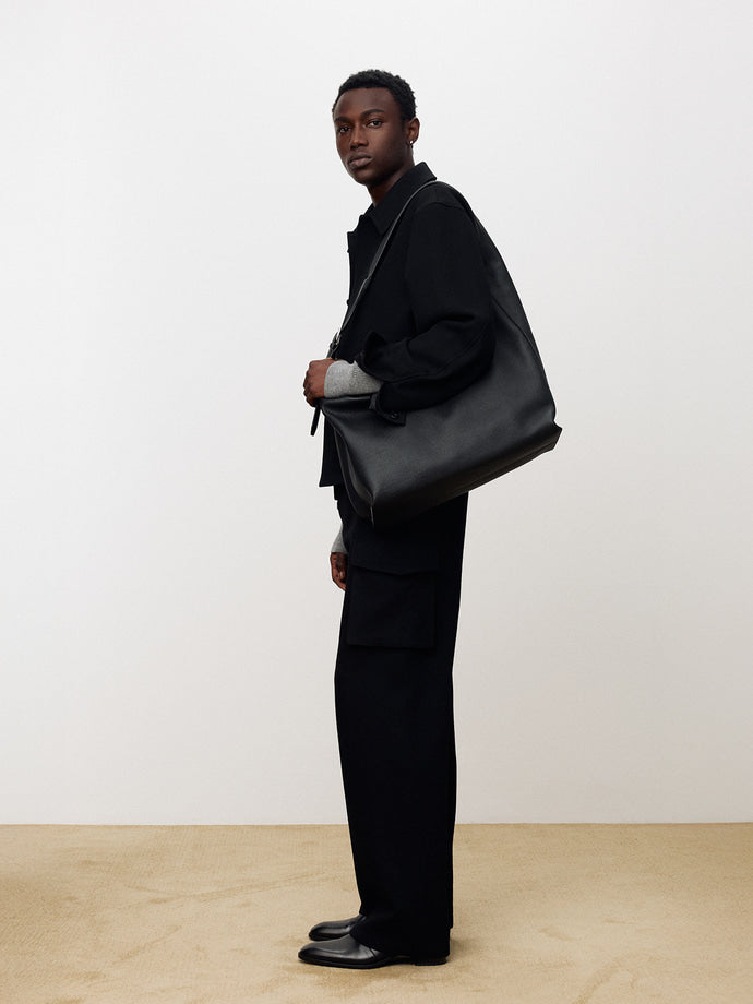 Tonywack - Textured Wool Shirt Blouson (Black) product image 3 | TRAB K-Fashion Australia