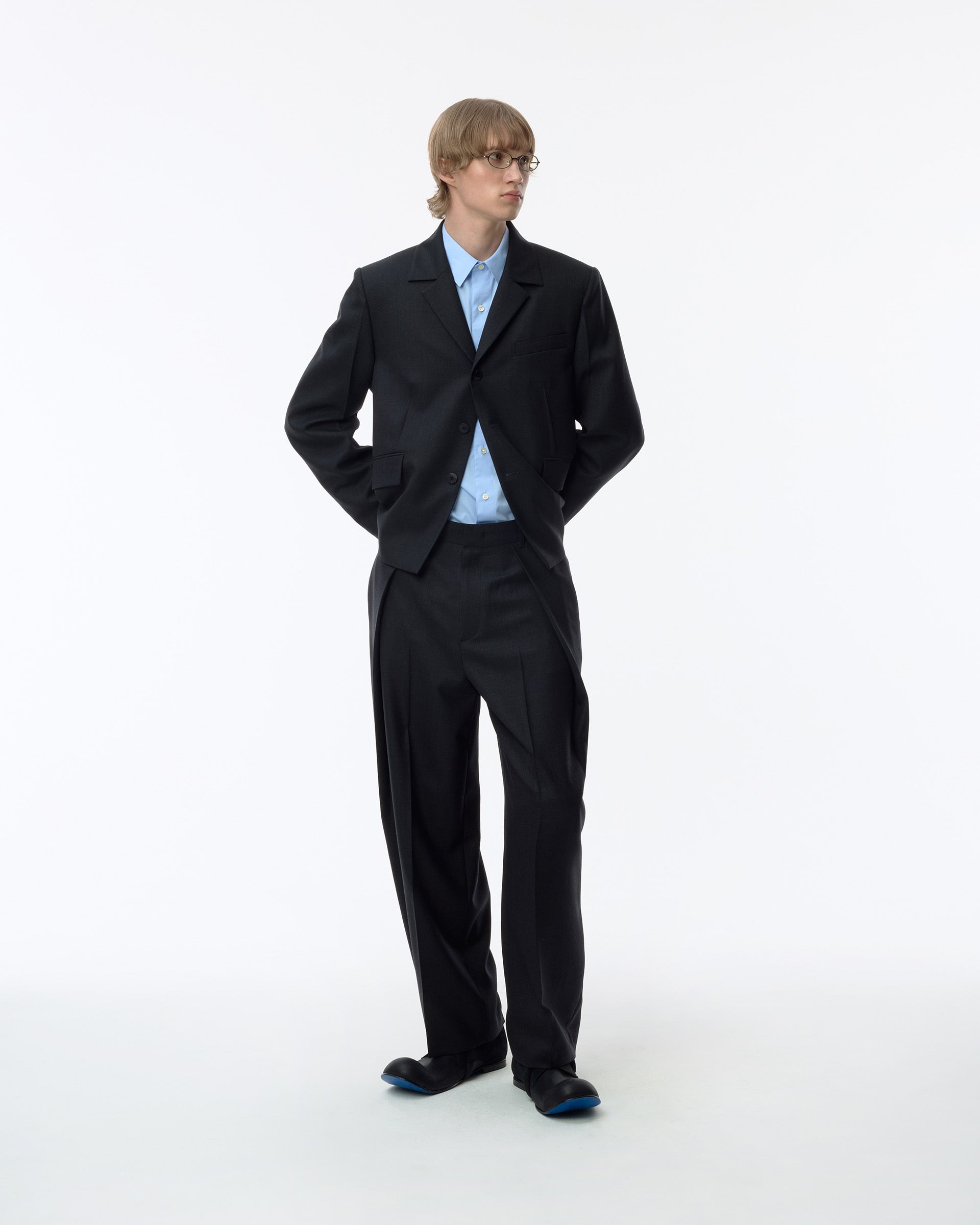 Ader Error - Sig; BK Tag blazer 02 (Grey) product image 14 | TRAB K-Fashion Australia