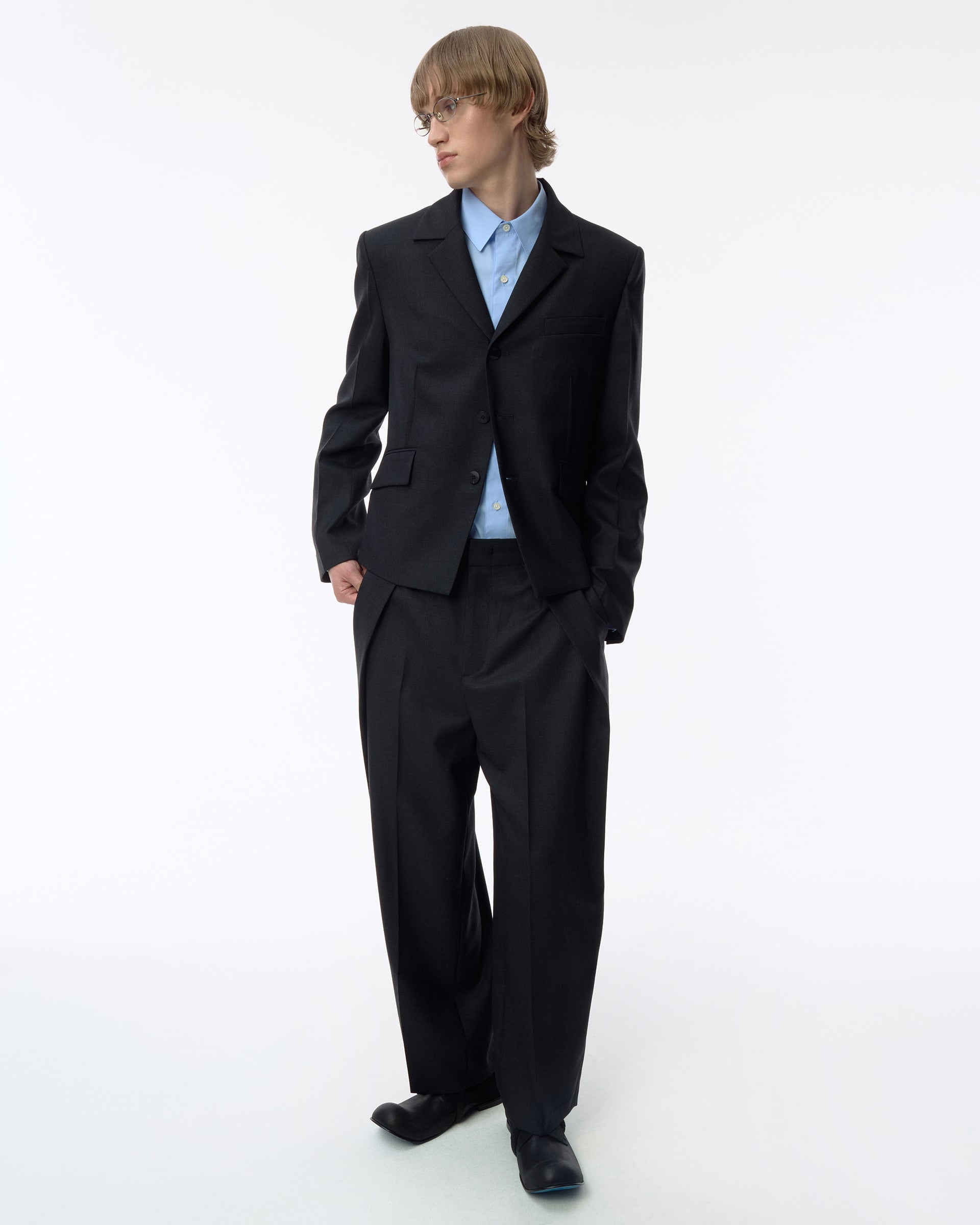 Ader Error - Sig; BK Tag blazer 02 (Grey) product image 17 | TRAB K-Fashion Australia